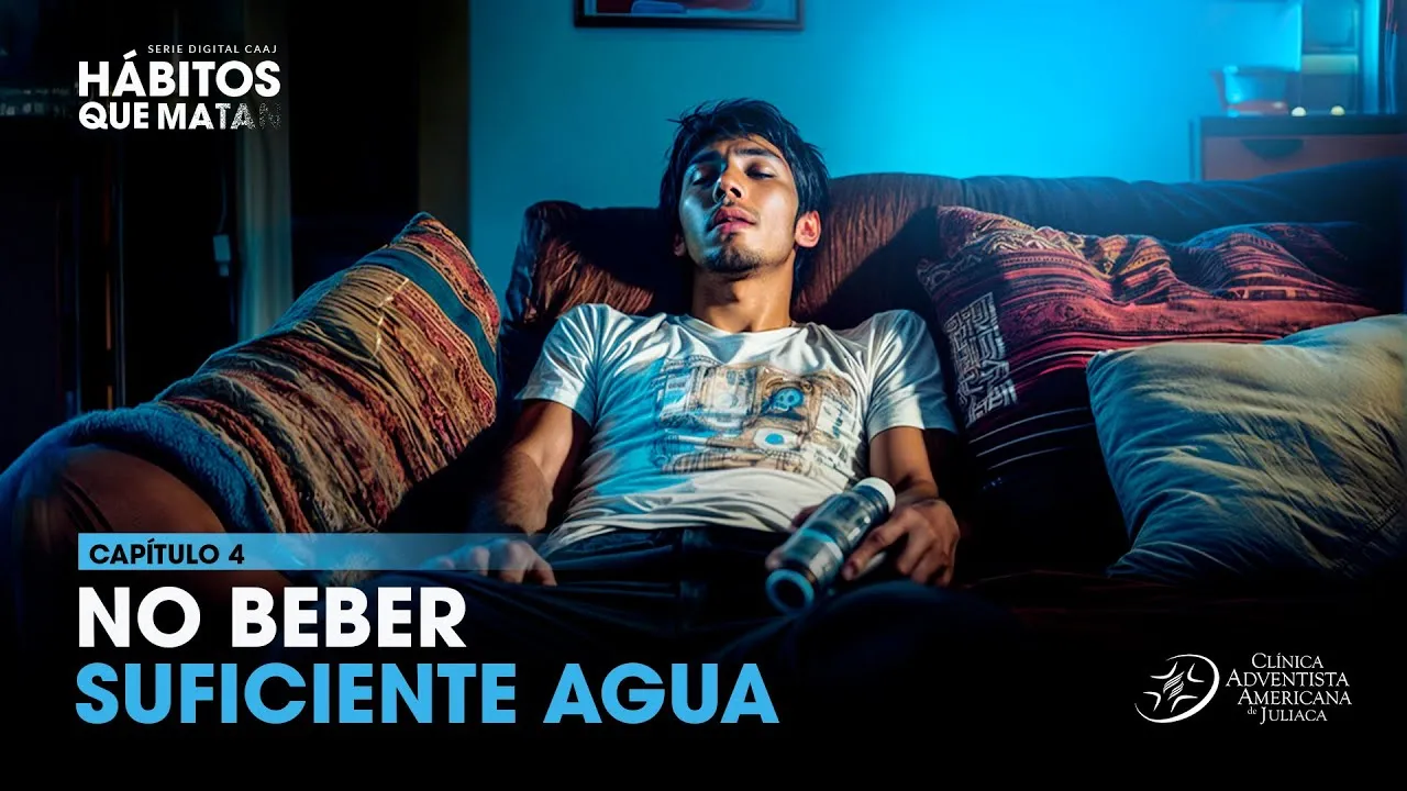 No beber suficiente agua