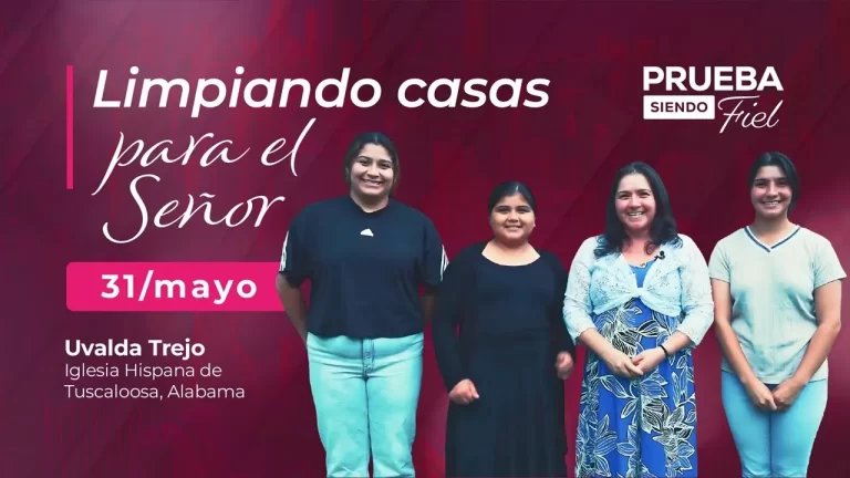 Limpiando casas para el Señor