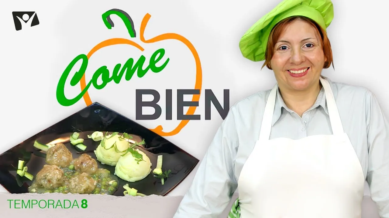 Albóndigas veganas con salsa verde