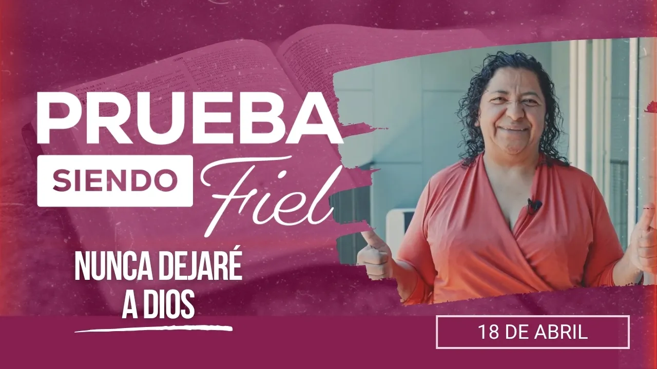 Nunca dejaré a Dios