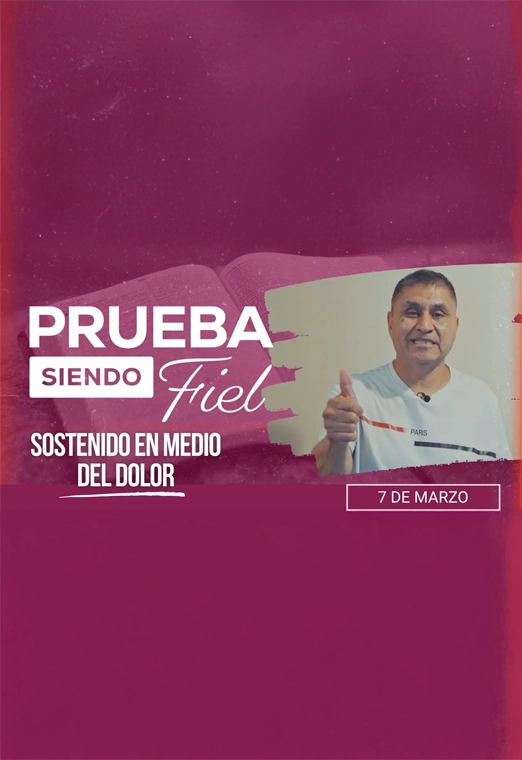 Sostenido en medio del dolor