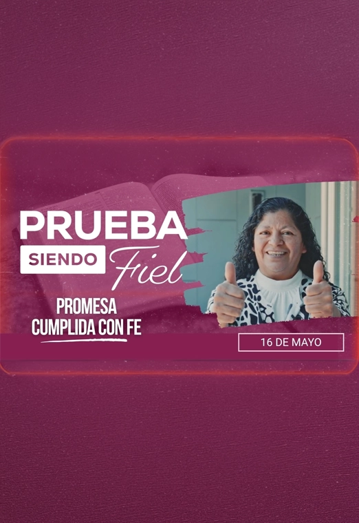 Promesa cumplida con fe